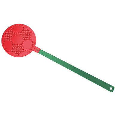 Vliegenmepper voetbal - Groen, rood