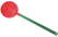 Vliegenmepper voetbal - Groen, rood