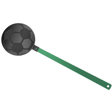 Vliegenmepper voetbal - Groen, zwart