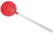 Vliegenmepper voetbal - Wit, rood