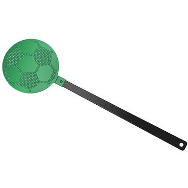 Vliegenmepper voetbal - Zwart, groen