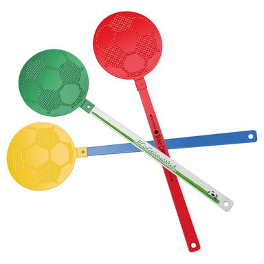 Vliegenmepper voetbal - Wit, wit