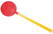 Vliegenmepper voetbal - Geel, rood