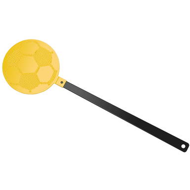 Vliegenmepper voetbal - Zwart, geel