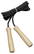 Springtouw met houten handgrepen - Beige, zwart