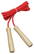 Springtouw met houten handgrepen - Beige, rood