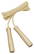 Springtouw met houten handgrepen - Beige, beige