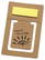 Mini bookmark with self-adhesive sticky notes - Beige