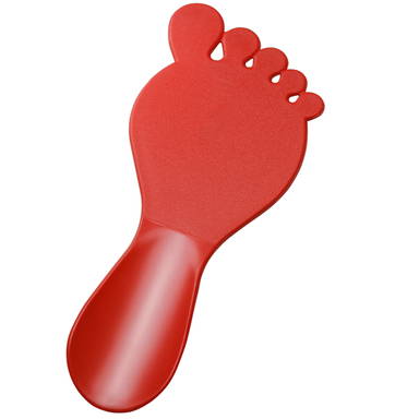 Schoenlepel voet - Rood