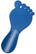 Schoenlepel voet - Blauw