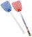 Standaard vliegenmepper - Wit, rood