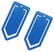 Mini paperclip 54 mm - Blauw