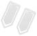 Mini paperclip 54 mm - Wit