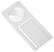 Paperclip met loep - Matglas transparant