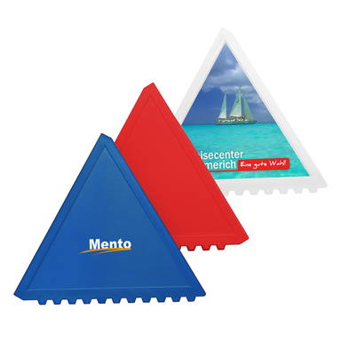 IJkrabber driehoek met bandenprofielmeter - Wit