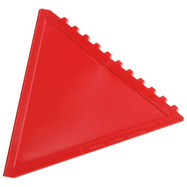 IJkrabber driehoek met bandenprofielmeter - Rood