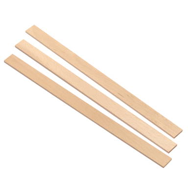 Rührstab aus Holz 258 x 16 x 3 mm - Beige
