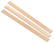 Roerstokje van hout 258 x 16 x 3 mm - Beige