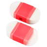 Rood, glashelder