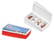 Pillendoosje 4 vakken makkelijk te openen 82 x 46 x 17 mm - Wit, wit