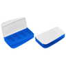 Wit, blauw