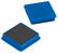 Vierkante magneet 28 x 28 mm - Blauw