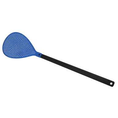 Ovale vliegenmepper - Zwart, blauw