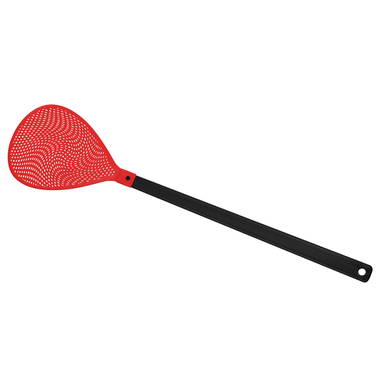 Ovale vliegenmepper - Zwart, rood