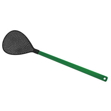 Ovale vliegenmepper - Groen, zwart