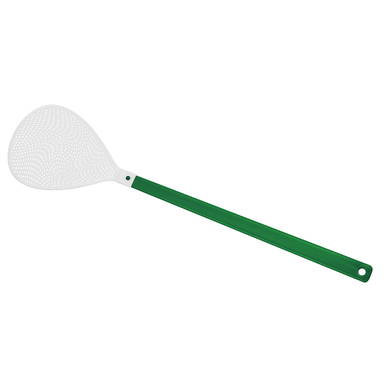 Ovale vliegenmepper - Groen, wit