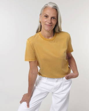 Stanley/Stella Crafter Vintage T-shirt - G. dyed gold ochre