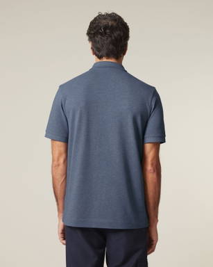 Stanley/Stella Prepster 2.0 poloshirt - Dark heather blue