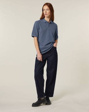 Stanley/Stella Prepster 2.0 poloshirt - Dark heather blue