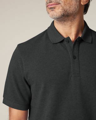 Stanley/Stella Prepster 2.0 poloshirt - Dark heather grey