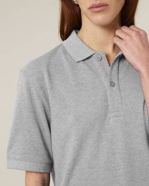 Stanley/Stella Prepster 2.0 poloshirt - Heather grey