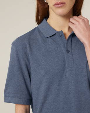 Stanley/Stella Prepster 2.0 poloshirt - Dark heather blue