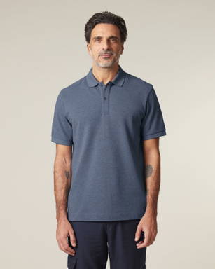 Polo Stanley/Stella Prepster 2.0 - Blu scuro melange
