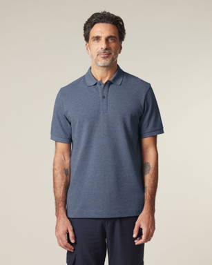 Stanley/Stella Prepster 2.0 poloshirt - Dark heather blue