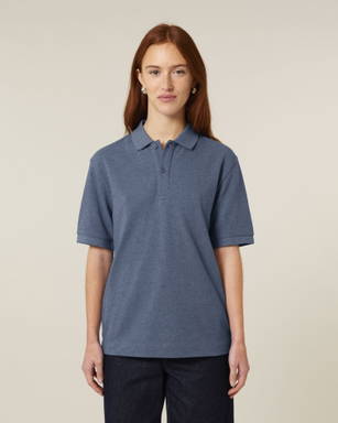 Stanley/Stella Prepster 2.0 poloshirt - Dark heather blue