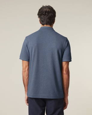 Polo Stanley/Stella Prepster 2.0 - Blu scuro melange