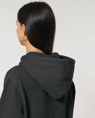 Sudadera con capucha Stanley/Stella Cruiser 2.0 - Gris oscuro jaspeado