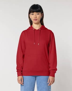 Sudadera con capucha Stanley/Stella Cruiser 2.0 - Rojo