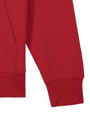 Sudadera con capucha Stanley/Stella Cruiser 2.0 - Rojo