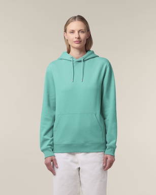 Sudadera con capucha Stanley/Stella Cruiser 2.0 - Azul piscina