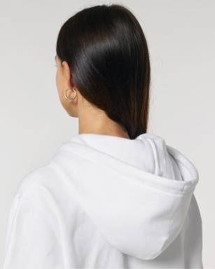 Sudadera con capucha Stanley/Stella Cruiser 2.0 - Blanco