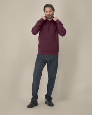 Stanley/Stella Drummer 2.0 hoodie - Deep plum