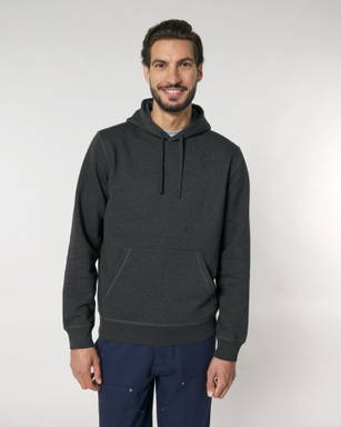 Stanley/Stella Drummer 2.0 hoodie - Dark heather grey