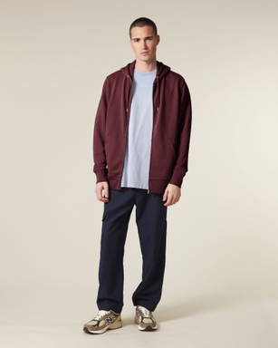 Stanley/Stella Connector 2.0 zip hoodie - Burgundy