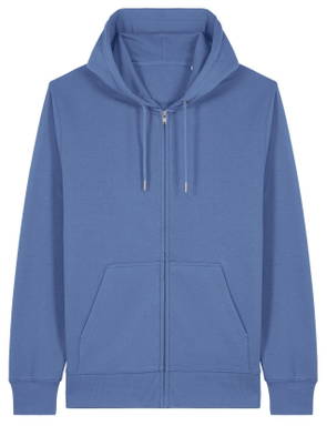 Felpa con zip Stanley/Stella Connector 2.0 - Blu brillante