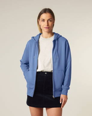 Stanley/Stella Connector 2.0 zip hoodie - Bright blue